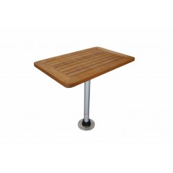Teak wooden tabletop